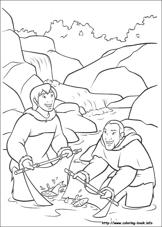 Brother Bear coloring picture